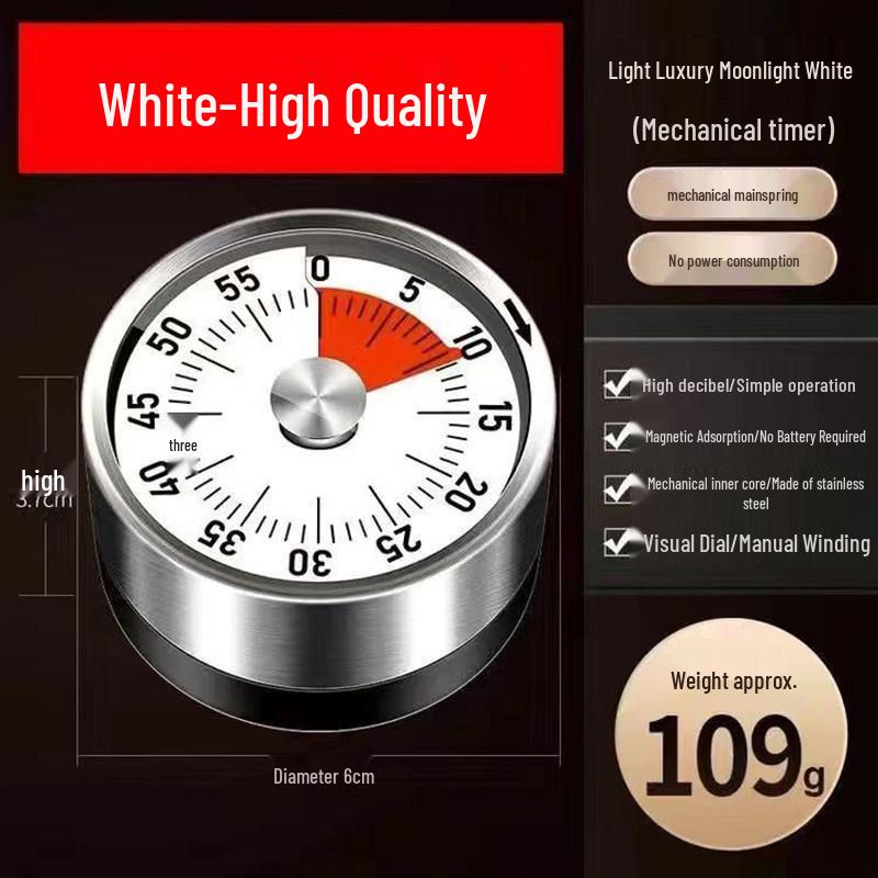 Magnetic Kitchen Timer for Children: Visual Stopwatch & Alarm Clock