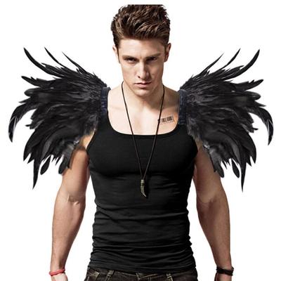 Gothic Feather Shawl: Performance, Party & Role-Playing Accessory