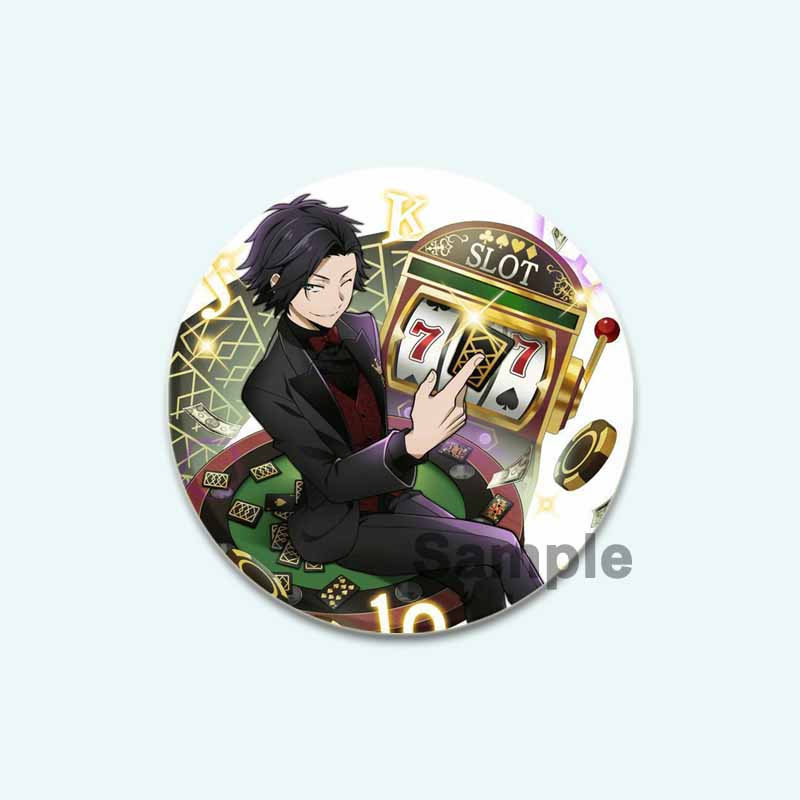 32/44/58mm Fans Collections Anime Bungo Stray Dogs Brooch Armed Detective Agency Dazai Osamu Pin Backpack Collar Badge Cartoon Jewelry Gift