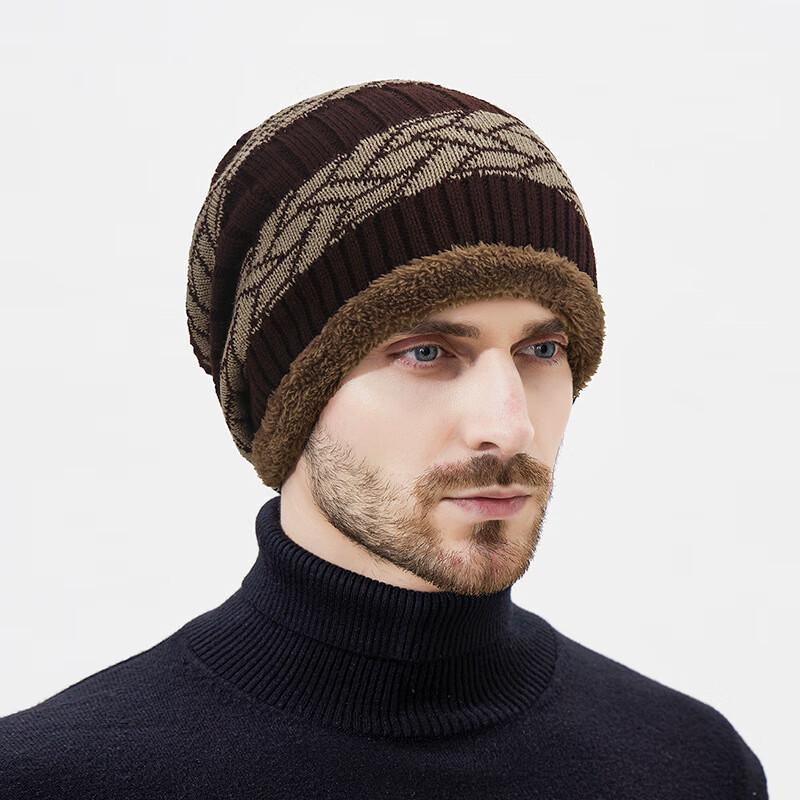 Zhen Yue Qi Extended Fleece-Lined Thermal Knitted Hat with Ear Protection