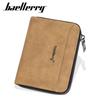 Baellerry Vintage Design Zipper Card Holder Business Fashion Men Coin Purse Short Wallets GZW