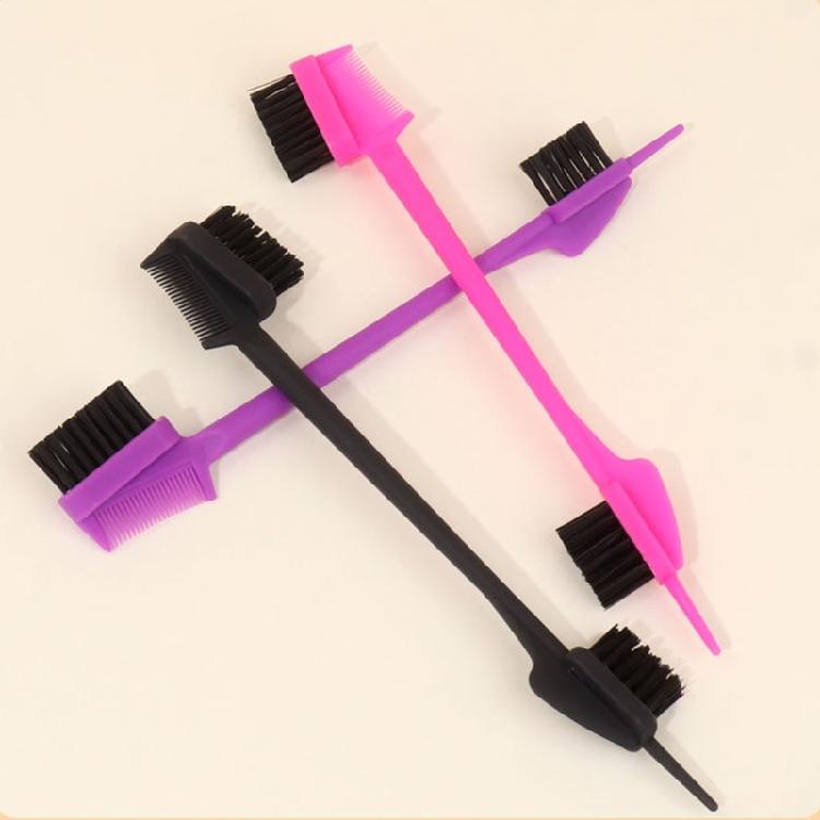 Hair Comb Hair Styling Double-side Baby Hair Brushes Eyebrow Combing Makeup Tool