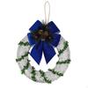 25cm Hanging Christmas Garland Xmas Wreath for Mantel Festival Ornaments