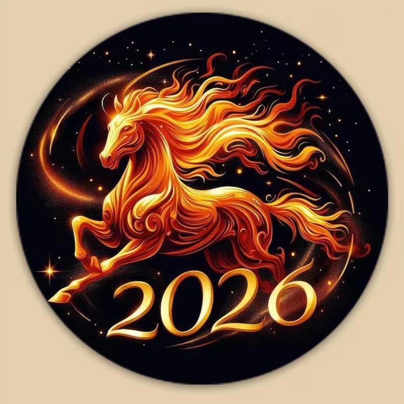 מגנטים למקרר פסטיבל האביב 2026 אקרילי שטוח דו-ממדי דקורטיביים אישיים למקרר וארון