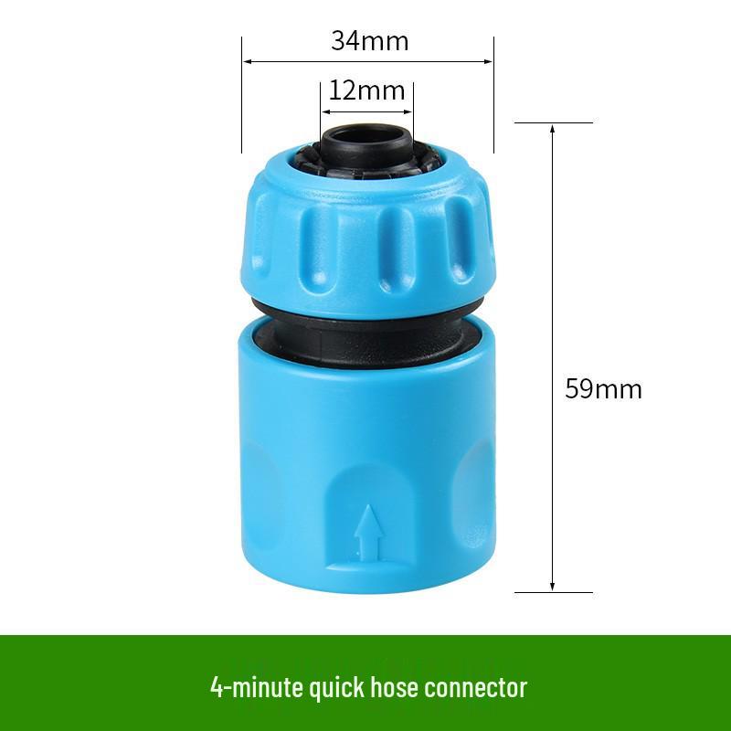4-Punkt Schnellkupplungs-Gartenschlauch-Wasserverbinder und Düsenset