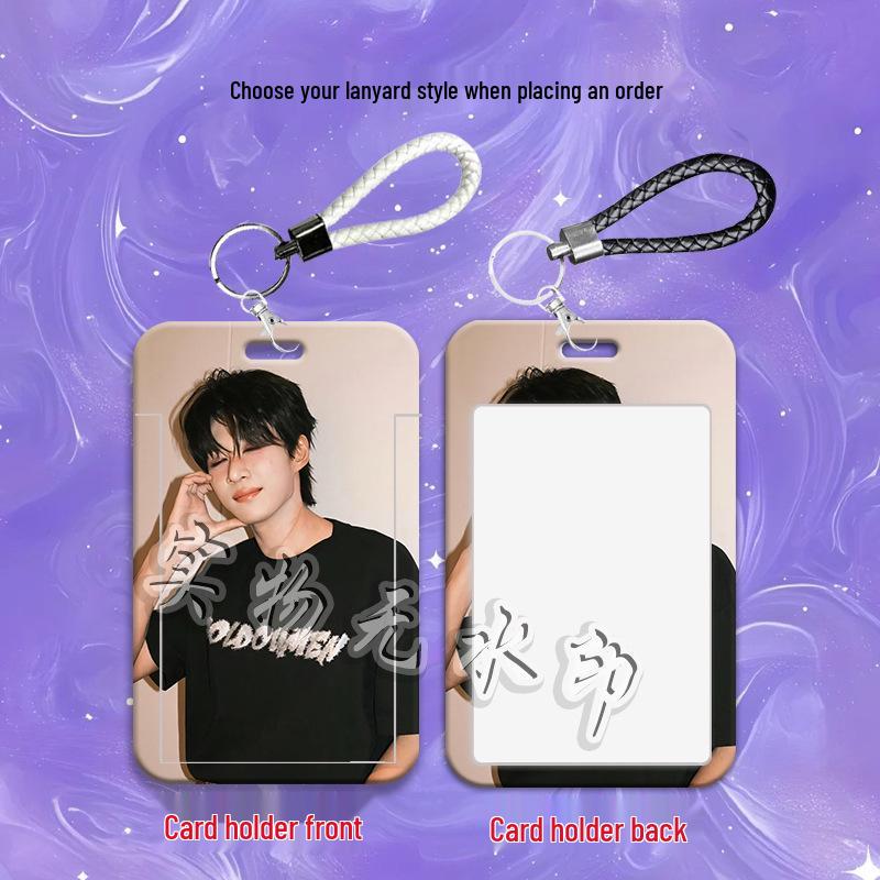 Zhuo Yuan Schiebe-Kartenhalter: Schützt Campus-, Essens-, Zugangs- und Buskarten mit Schlüsselband