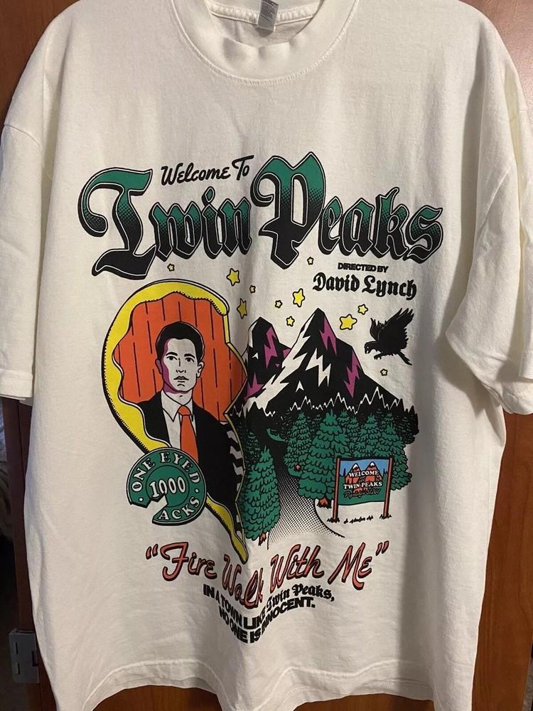 

Twin Peaks Movie White Short Sleeve Cotton Tshirt Unisex For Men Women S5XL Unisex T-Shirt L
