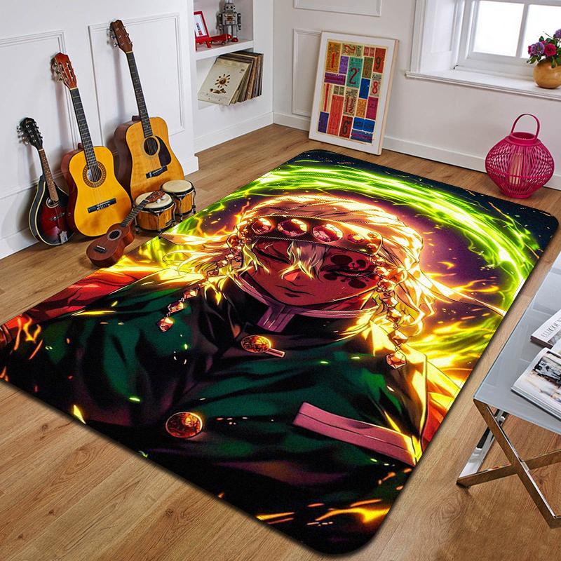 D-demons Layer Printed Carpet Fashion Yoga Mat Bedroom Decorative Carpet Living Room Bathroom Decorative Floor MAt Birthday Gift