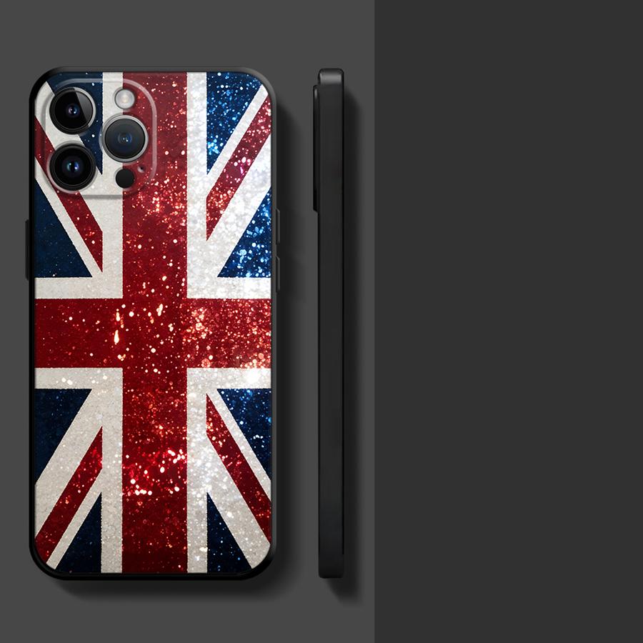 Handyhülle mit Nationalflaggen-Muster für Apple iPhone 17 Pro Max 16 Air 17e 14 15 Pro 7 8 13 12 XR XS MAX 11 Funda Handyhülle