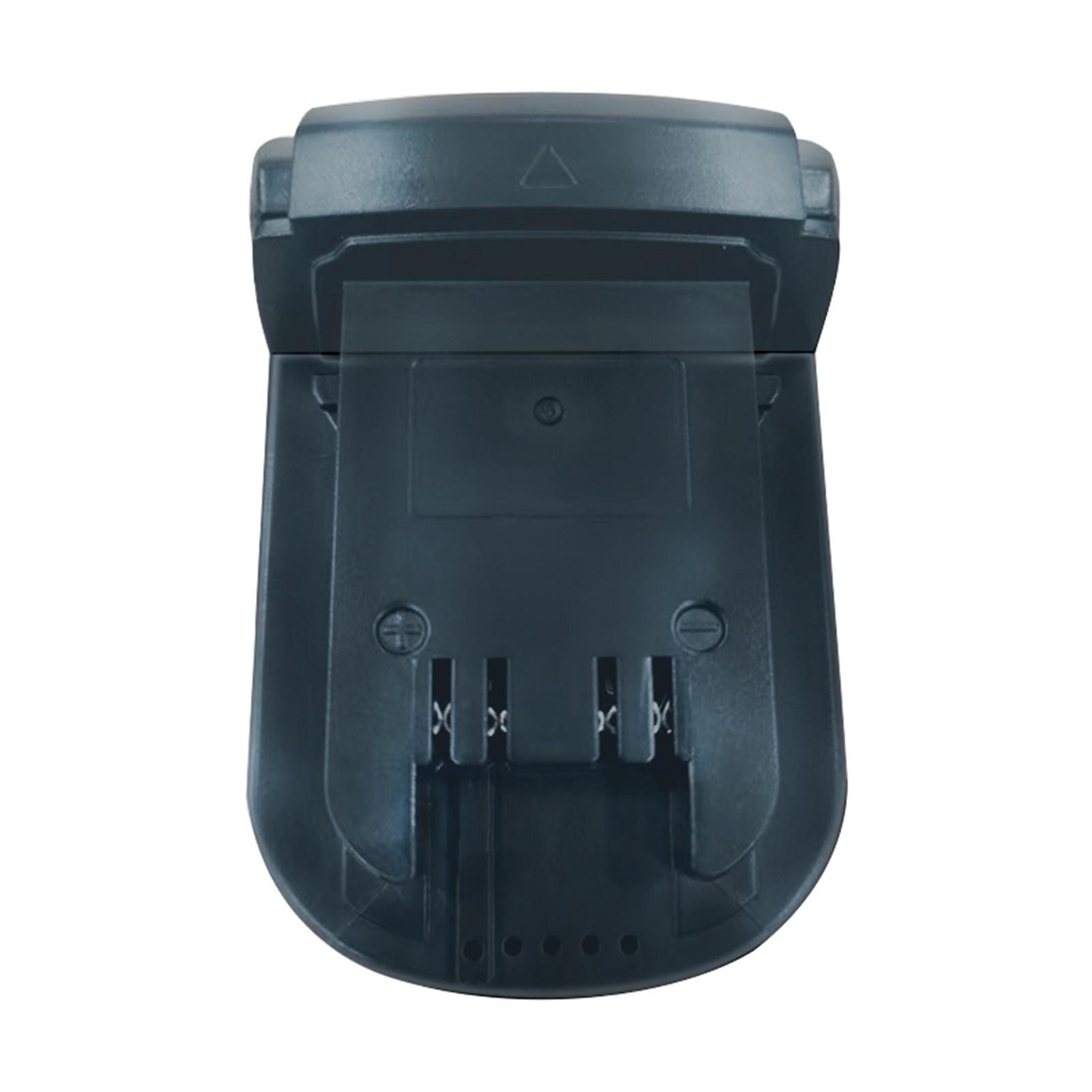 

Battery Converter Adapter Replacement for Converting Dewalt 18V 20V Lithium Battery to Milwaukee 18V Power Tools чёрный