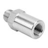 M16X1.5 Fuel Rail Plug Pressure Relief Valve Stainless Steel Fuel Plug Valve for Silverado 2500HD 3500HD