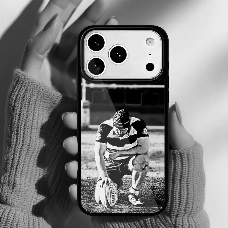 Keep Calm and Play Rugby Phone Case for iPhone 17 16 15 14 13 Pro Max Back Cover for 12 11 Pro Coque
