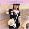 Cute Cartoon Rabbit Bag For Girls 2023 New Trendy Japanese Canvas Shoulder Bag