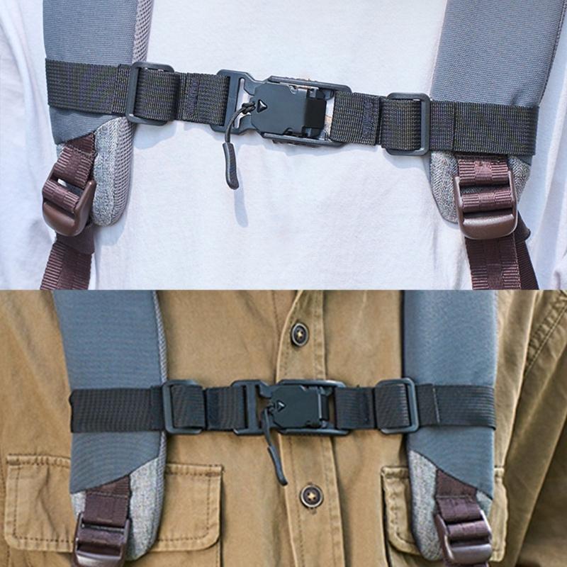 Adjustable Rucksacks Chest Strap With Magnetic Buckle, Enhances Stability For Outdoor Sport Adventure And Everyday Use