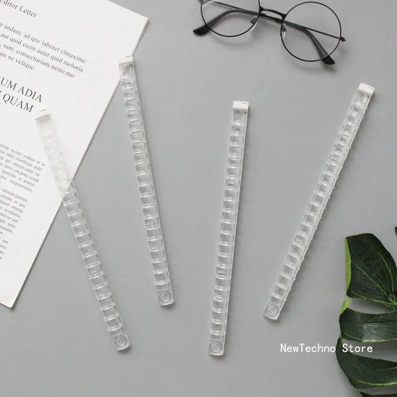 A5/B5 20/26 Holes Notepad Loose-leaf Cover Plastic Refillable Notebook Paging Separator File Folder Ring Binder Stationery Tool