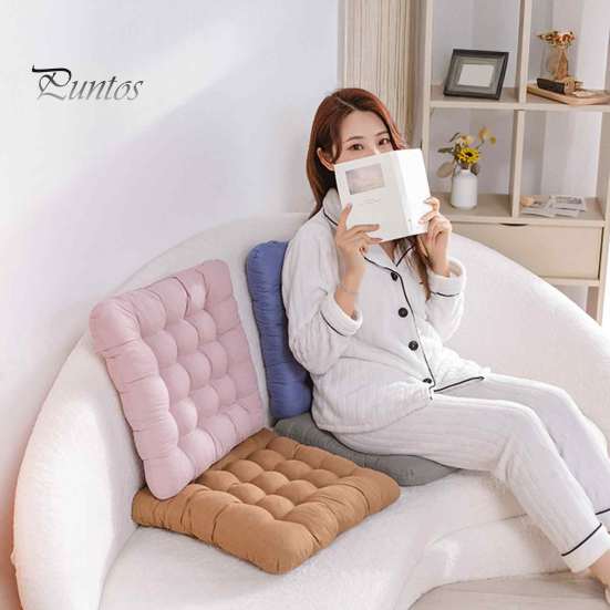 Hip And Lumbar Support Pillow Office Chair Cushion, Breathable Seat Pad, 40x40cm Soft Cushion for Home Stuffed Floor Reading Nook Polyester