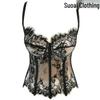 Cross-Border Bestseller: Sexy Lace Strapless Bustier with Cut-Out Design