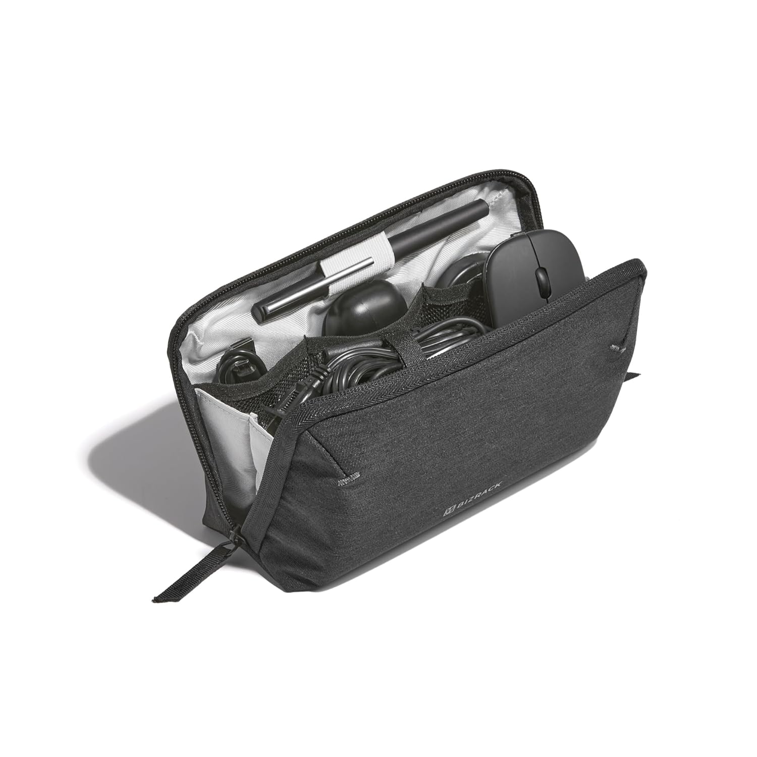 Kokuyo Gadget Pouch BIZRACK M Size Black AMBG-BR200D