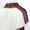 Summer new product cool antibacterial pure cotton round neck T-shirt men's and women's casual loose and versatile solid color half-sleeve short inside