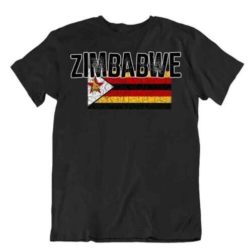 Flag T-Shirt Zimbabwe Fashion Country Keepsake Gift Pride Logo 2XL