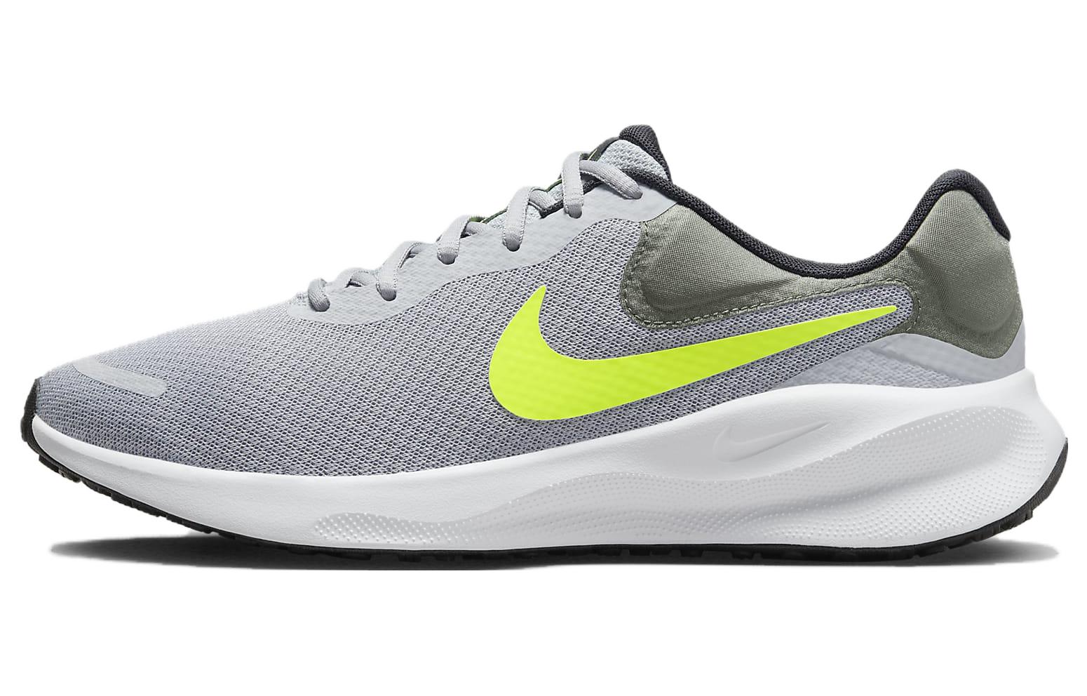 Nike Revolution 7 Wolf Grey Smoke Grey Black Volt FB2207-002 44.5