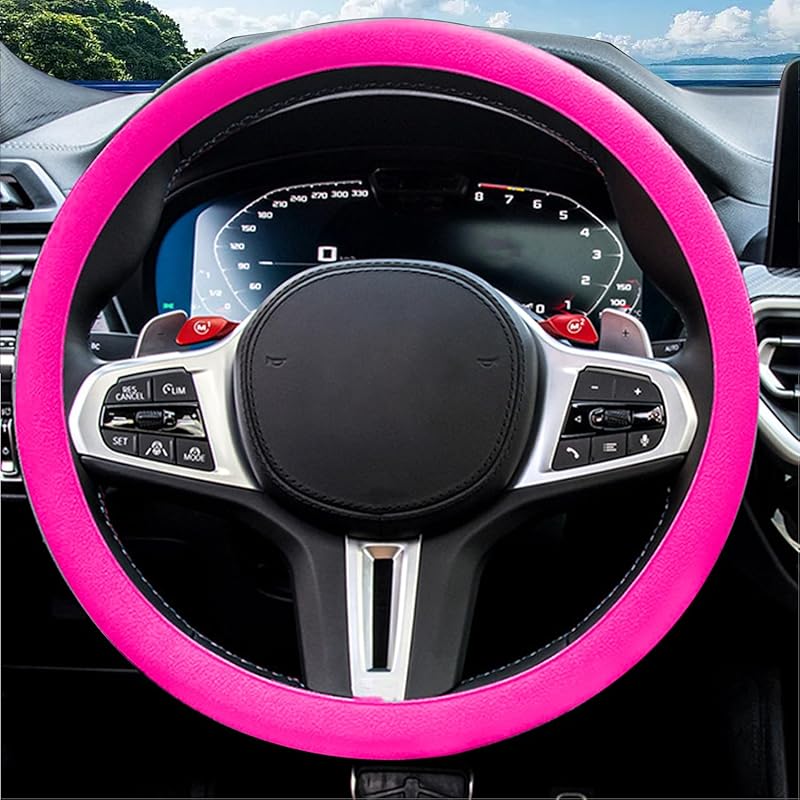 JDDRY Steering Wheel Cover, Universal Fit Protector - Silicone Car Steering Wheel Cover(Royal Blue,1PC)