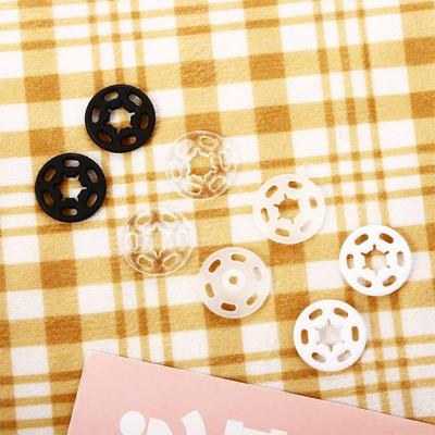 Handgefertigter Schmuck Bastelbedarf Unsichtbarer DIY Knopfverschluss Kunststoff Druckknopf Nähzubehör