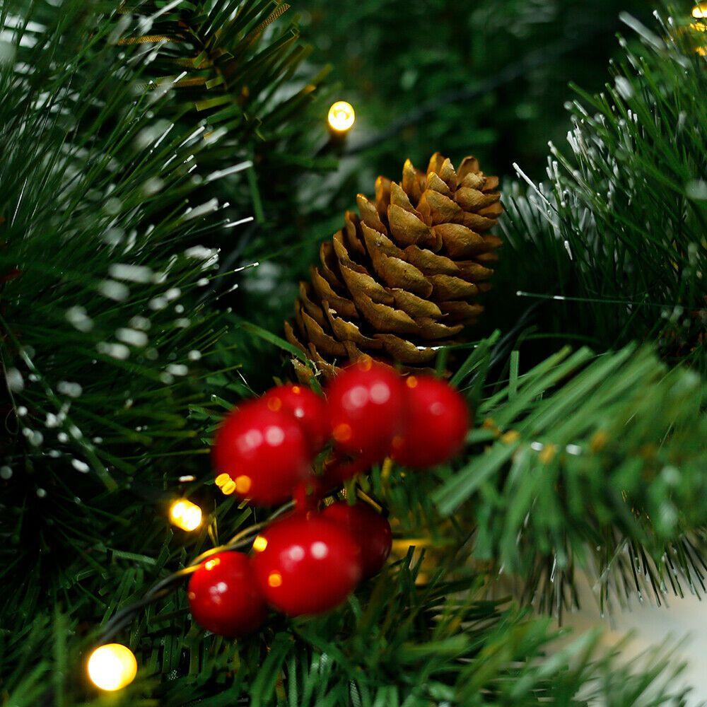 New Garland Xmas Gifts Decorative Wreaths Pine Needle Christmas Wreath Door Hanging Party Ornaments