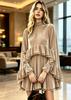 Elegant Spring/Summer Chiffon Dress & Camisole Two-Piece Set