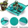 Waterproof Gardening Repotting Mat, PE Foldable Indoor Plant Potting Tray for Succulent & Flower Transplanting Pot