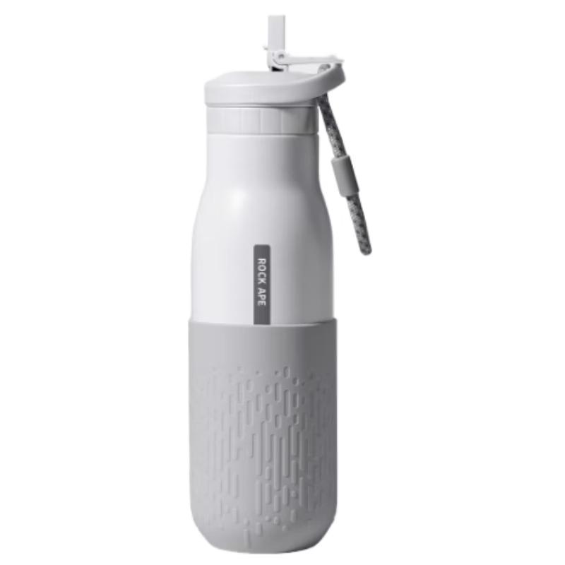 Rock Ape 304 Stainless Steel Outdoor Sport Water Bottle with Silicone Sleeve