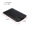 Upgraded Men's Soft Leather Holster for iPhone12 Pro Max Simple Business Mobile Phone Bag Portable Skin Clutch Pouch