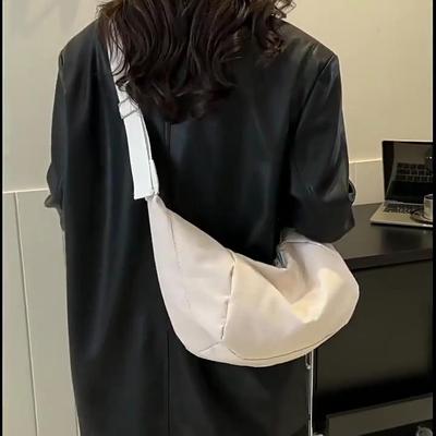 Women's Crossbody Hobo Bags Fluffy Nylon Shoulder Bag Large Capacity Casual Sport Handbags Female Travel School Messenger Bag KTY