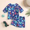 Dinosaurier-Print Badehose Strandset für Kleinkinder