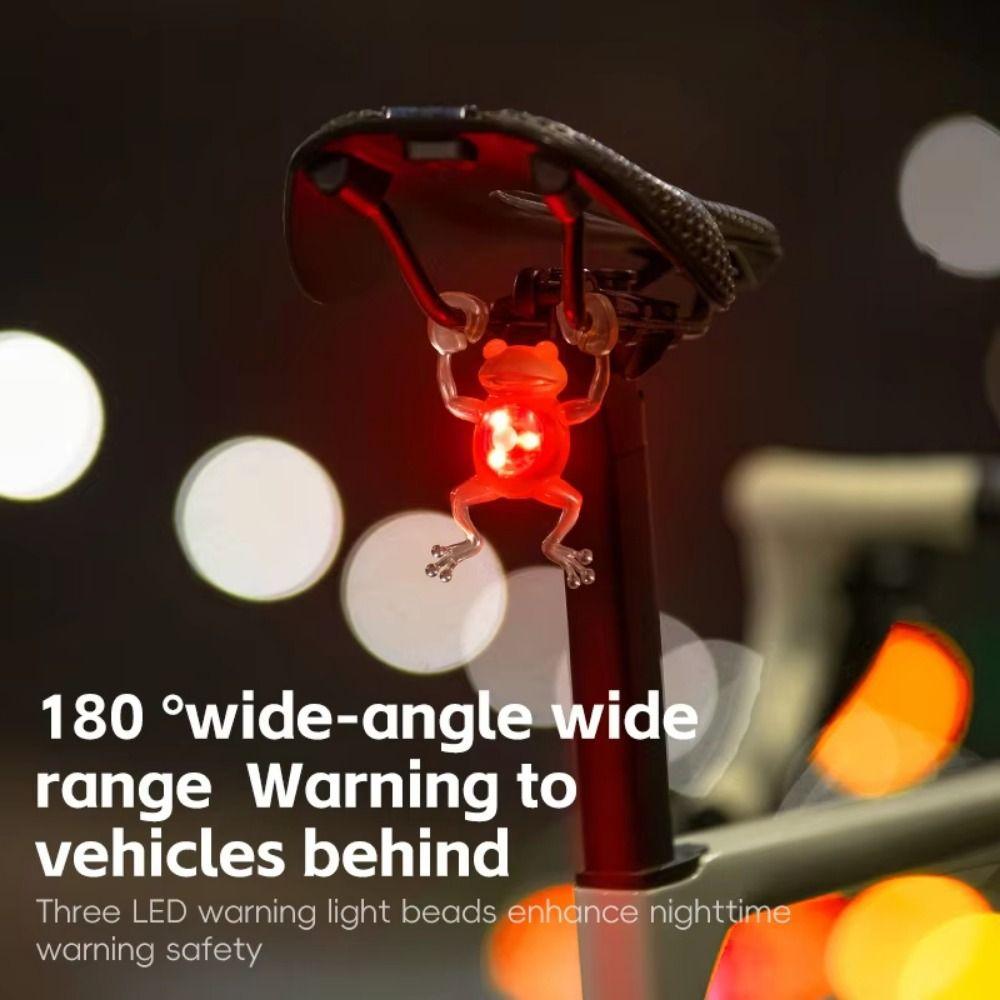 Multiple Modes Bicycle Rear Taillight IPX6 Waterproof Night Riding Warning Lamp  Mountain Bike