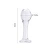 1 Stücke Kristallklare Glas Dildo Anal Perlen Plug G-punkt Stimulation Weibliche Masturbation Erwachsene Sex Spielzeug für Lesben