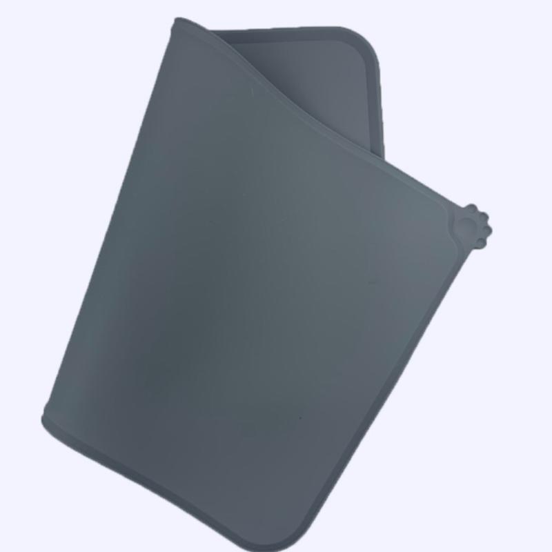 Silicone Pet Meal Mat Pet Waterproof and Anti Slip Cat Food Mat No Cleaning Required Puppy Feeding Bowl Mat Pet Accessories