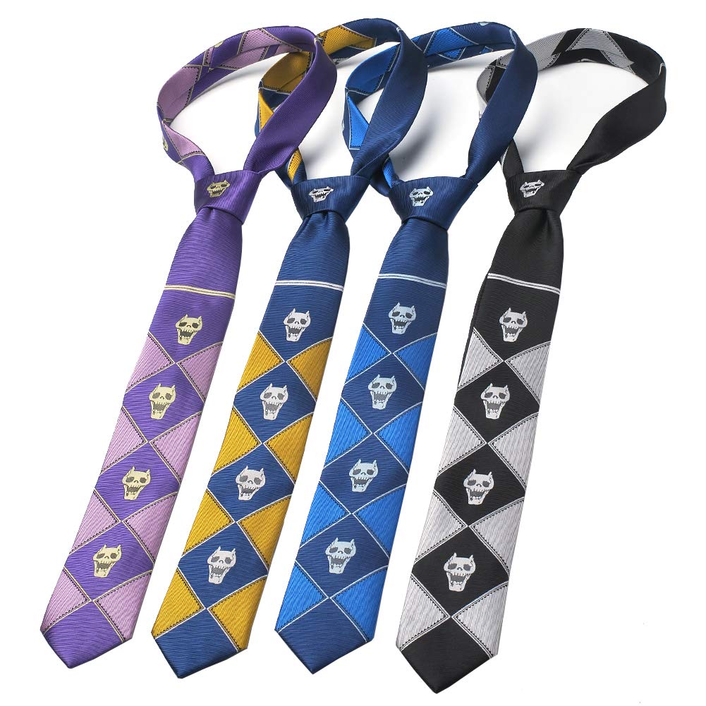 JoJo's Bizarre Adventure Yoshikage Kira Necktie (4 Colors: Purple)