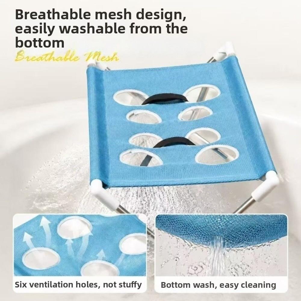 Mesh Cat Grooming Hammock Multi Hole Dog Grooming Bed Dog Nail Trimming Holder Pet Care