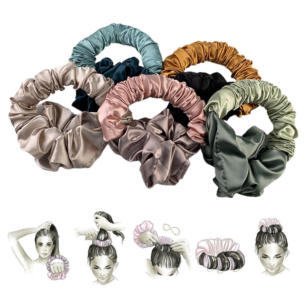Hitzefreies Lockenstirnband Lockenwickler Schlaf-Locken Wellen-Lockenstab Haarstyling