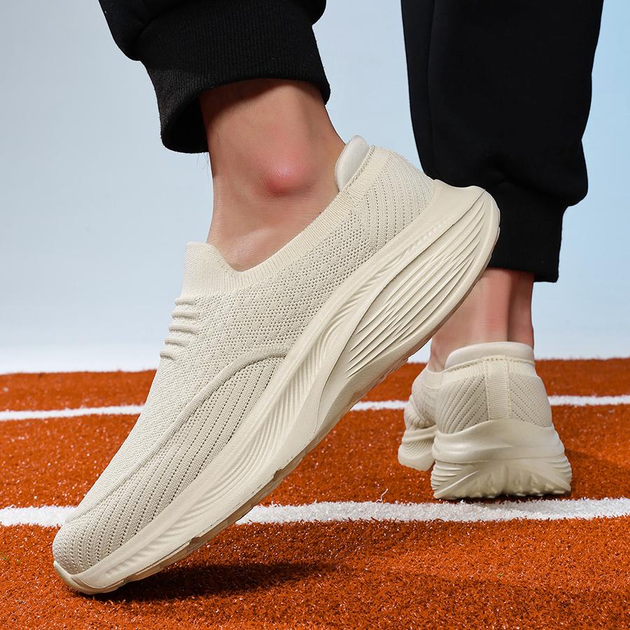 Men Sneakers Loafers Shoes For Men Light Thick Sole Tenis Comfortable Mesh Breathable Casual Shoes Walking Shoes Size 39-46
