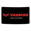 90X150Cm Yanmars Mechanical Tool Flag Tapestry Polyester Digital Printing Banner For Garage Wall Art Out Door Decoration