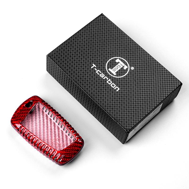 Carbon Fiber Car Key Cover Protective Case Real Carbon Fiber BMW1 2 3 4 5 6 7 Series Car Interior Accessories