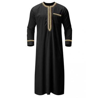 Thobe arabe saoudien pour hommes Ramadan, manches longues Dishdasha, vêtements Kandora Ramadan, Ramadan, Eid Al Adha