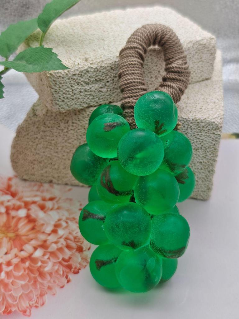 Handmade Crystal Grape Scented Soap String: Long-Lasting Fragrance for Home and Hand Washing