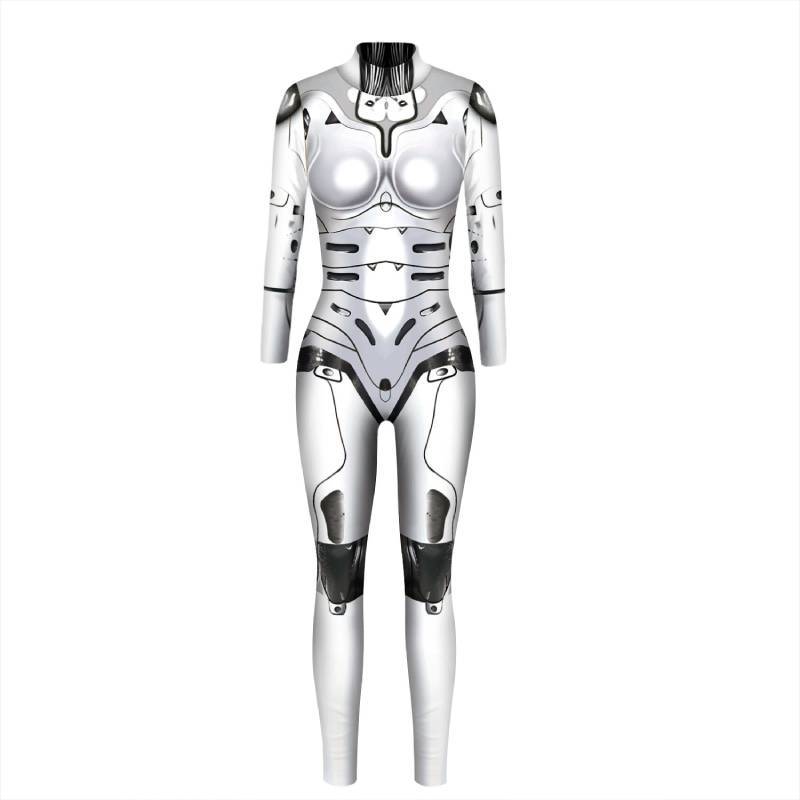 Halloween Spiderman Cosplay Jumpsuit Women's Slim Tights Bodysuit