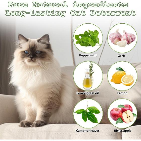 

Отпугиватель кошек для улицы, Натуральное масло мяты перечной, Отпугиватель кошек для улицы и дома, Держите кошек подальше от газона, двора, сада, мульчи и цветов навсегда