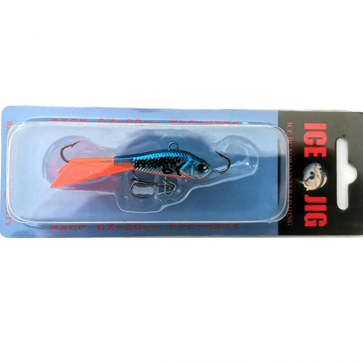 

1pcs Winter Ice Fishing Lure Balancer 3D Eyes 6.3cm 15g Fast Sinking Metal Jigging Wobbler Balanced for Pike Perch Pesca Tackle