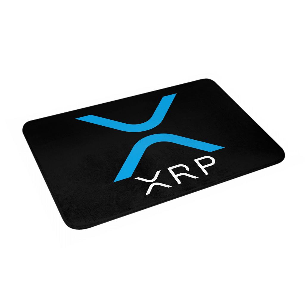 Ripple XRP Doormat Mat Anti-Slip Bitcoin Cryptocurrency Bathroom Kitchen Bedroom Rug Carpet 40*60cm