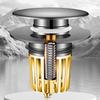 Copper Drain Filter Bounce Cores Sink Drain Plug Sink Basins Drain Basket Sink Stoppers for Bathroom Kitchen Enduring